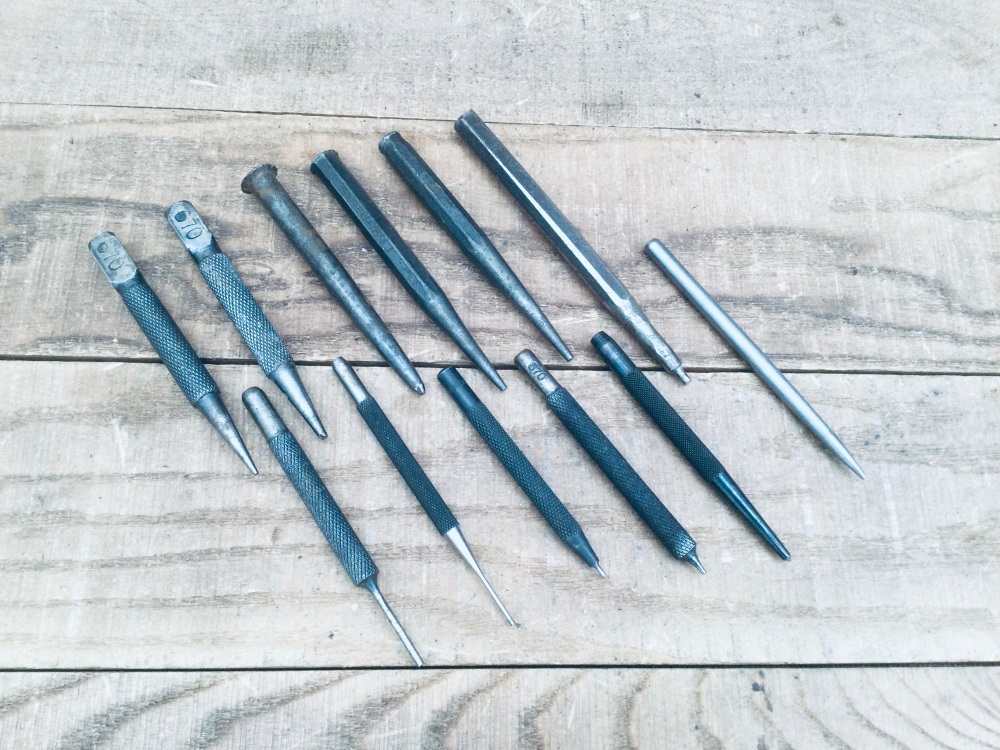 Vintage 12 Engineers Punch & Drift Selection