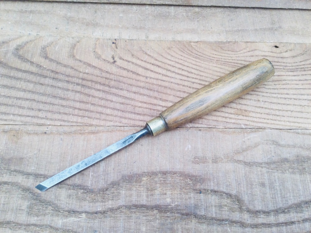 Vintage Marples & Sons Sheffield 1/4&rdquo; Skew Profiled Firmer Chisel