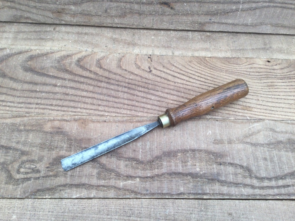 Vintage No: 5 Addis & Sons 1/2&rdquo; Straight Wood Carving Gouge Chisel