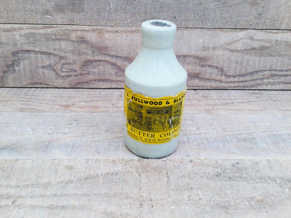 Vintage Fullwood & Bland&rsquo;s Stoneware Bottle & Contents Sealed