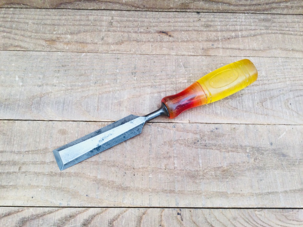 Vintage Marples Shamrock Shatterproof 1&rdquo; Bevel Edge Chisel