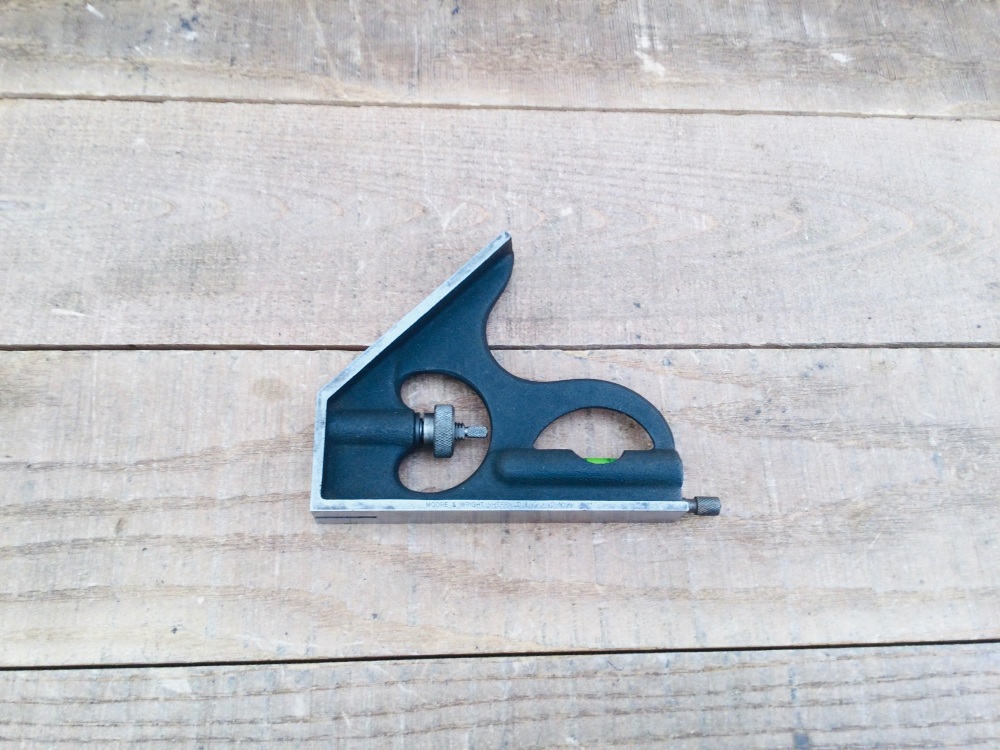 Moore & Wright No.990 Combination Rule Square Attachment & Scribe