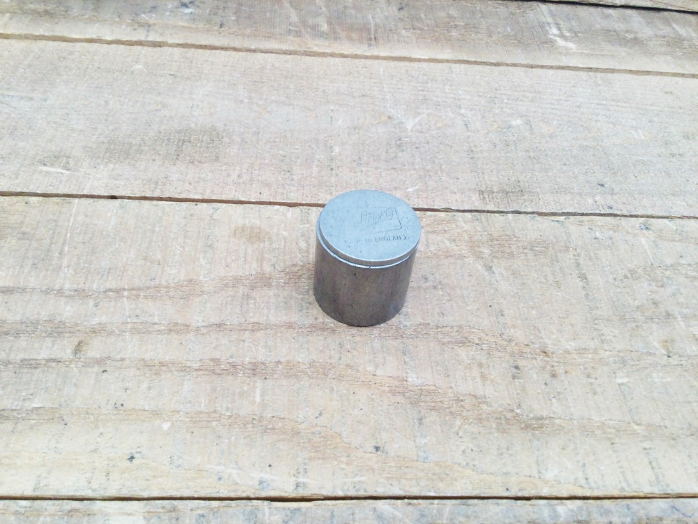 Vintage Eclipse Button Magnet Holdfast Cylinder