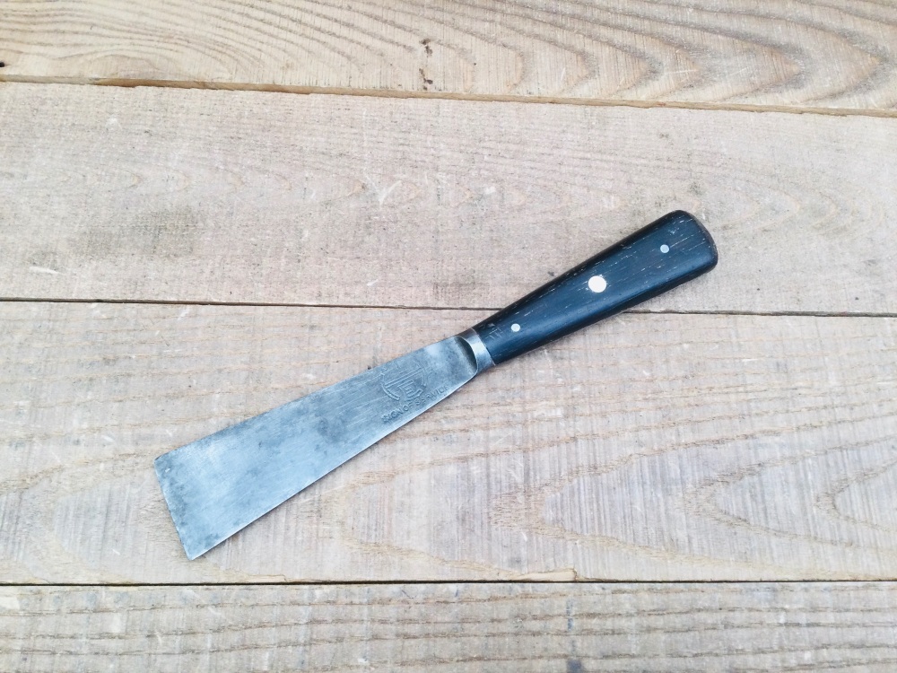 Vintage Brass Fitted Decorators Scraper Tool