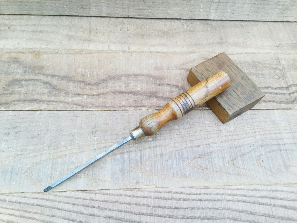 Vintage 1/8&rdquo; C Jenkins Carpentry Firmer Chisel