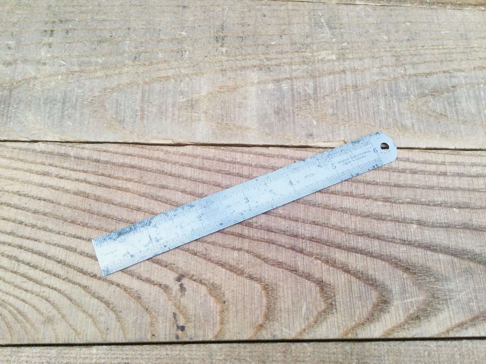 Vintage Rabone Chesterman No.28 Engineers 6&rdquo; Imperial Precision Steel Rule