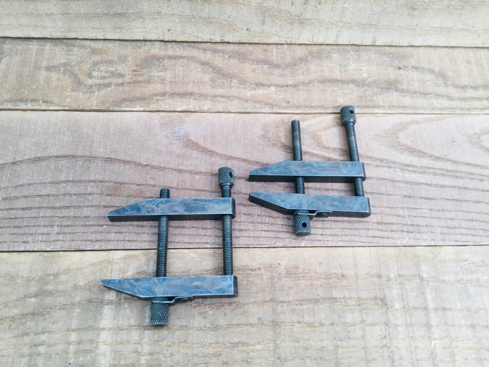Vintage Pair 3&rdquo; Moore & Wright Toolmakers Parallel Clamps