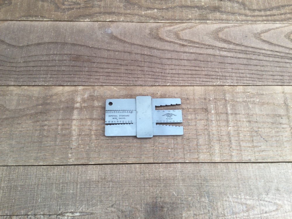 Vintage Chesterman No: 780 Imperial Wire Gauge
