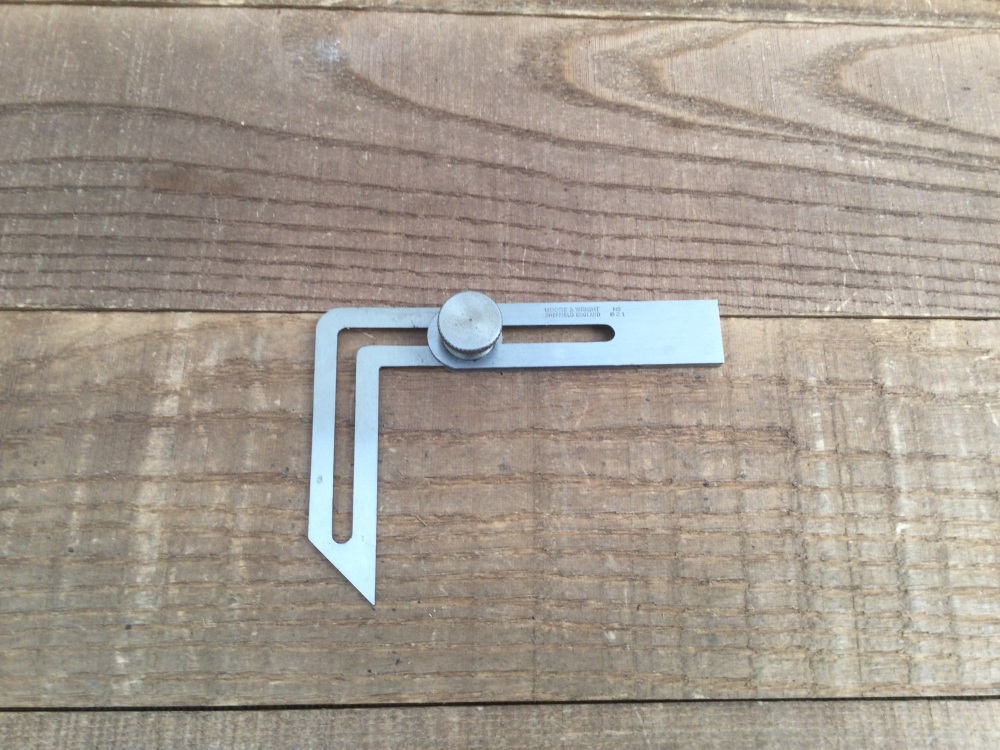 Vintage Moore & Wright No.821 Engineers Universal Bevel Square