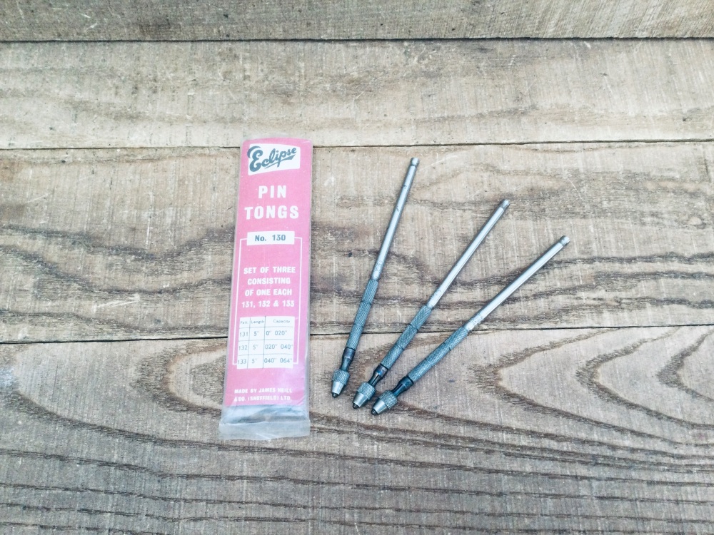 Vintage Eclipse No. 130 Pin Tongs Set