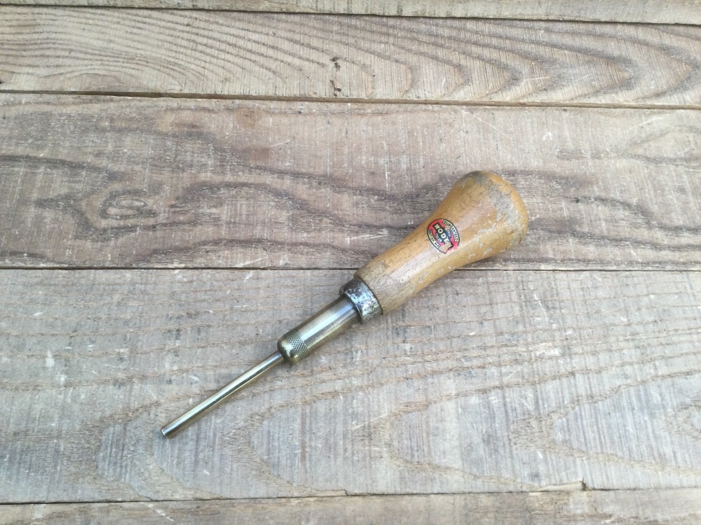 Vintage Woden Tools Brass Push Pin Tool