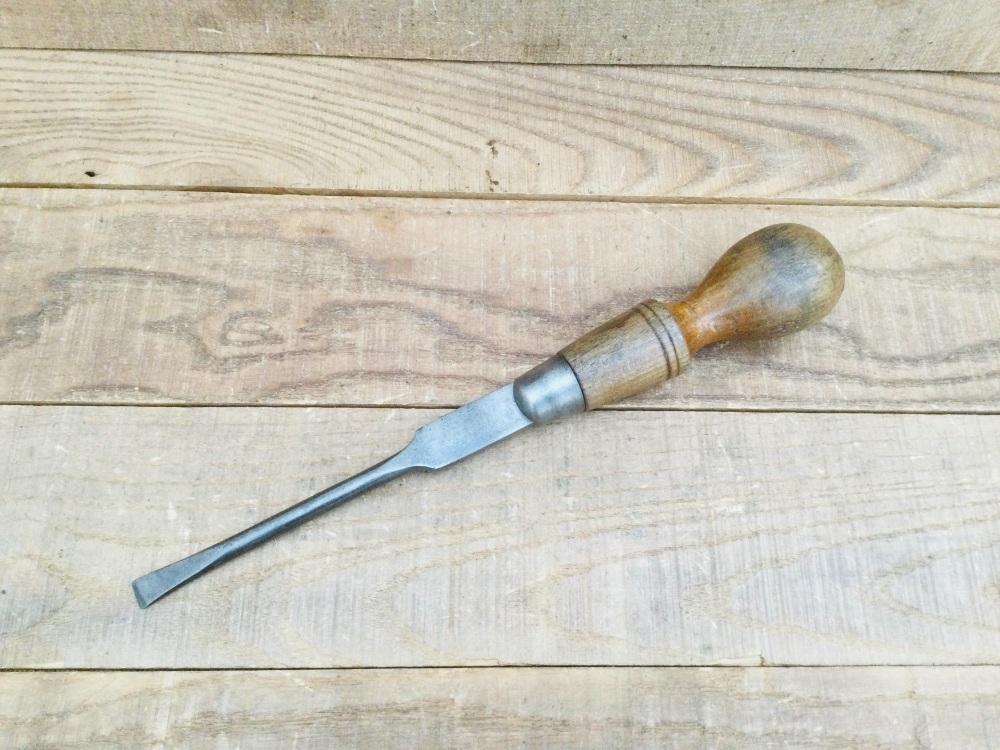 Vintage 11&rdquo; Cooper & Sons Fuluse Cabinetmakers Turnscrew Screwdriver