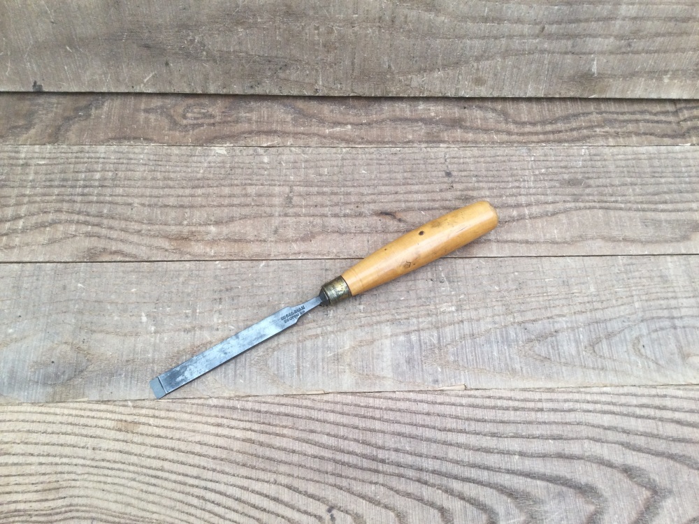 Vintage 1/2&rdquo; Buck & Ryan Boxwood Firmer Chisel