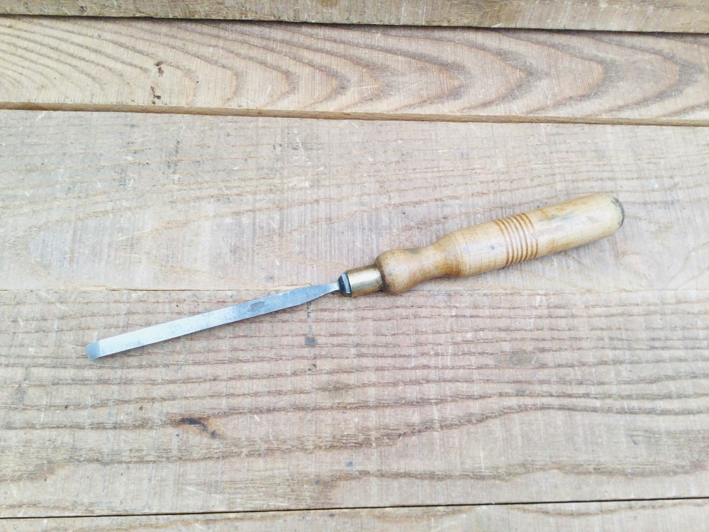 Vintage 1/4&rdquo; F Mills & Co Sheffield Wearwell Carpentry Firmer Chisel