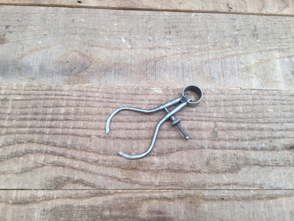 Vintage Moore & Wright 3 &frac34;" Round Leg Spring Steel Dividers & Inside Calipers