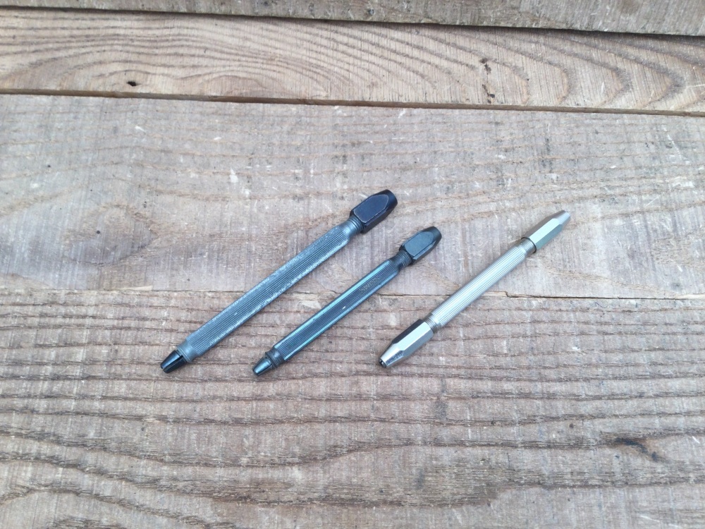 Vintage Watchmakers or Jewellers Pin Vice Selection