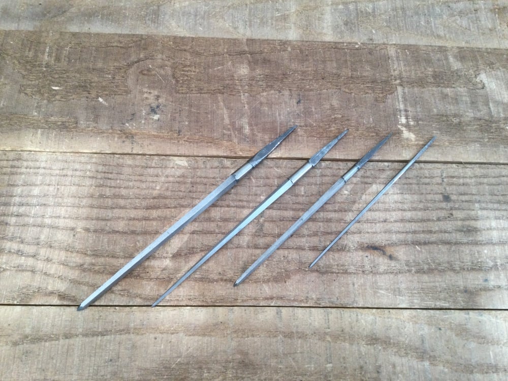 Vintage Carpentry Cast Steel Hole Boring Bits
