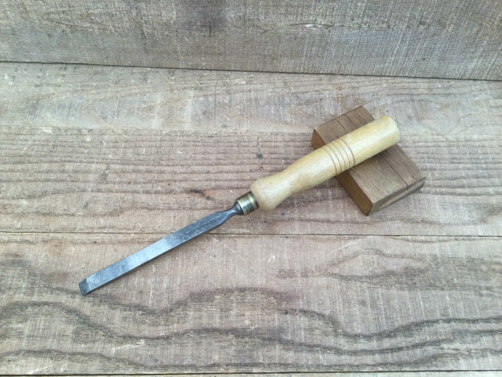 Vintage 3/8&rdquo; Sheffield Made Carpentry Firmer Chisel