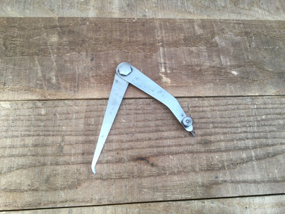 Vintage Moore & Wright Dog Leg Adjustable Steel Calipers