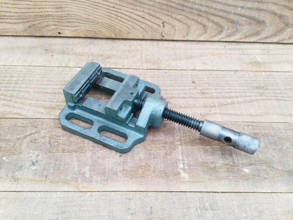 Vintage Small Cast Iron Precision Engineers Vice Drill Press Vice