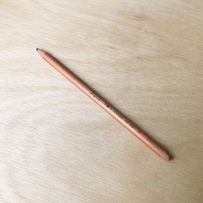 Vintage Pencil 'Stationery Office' GREEN Code No 48 - 13 Great Britain
