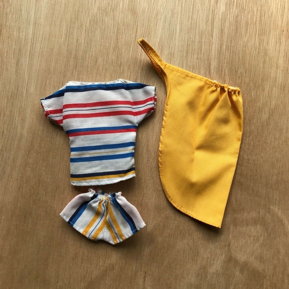Sindy Doll 1984 Casuals Striped Top, Shorts and Shirt 43003 Vintage Pedigree