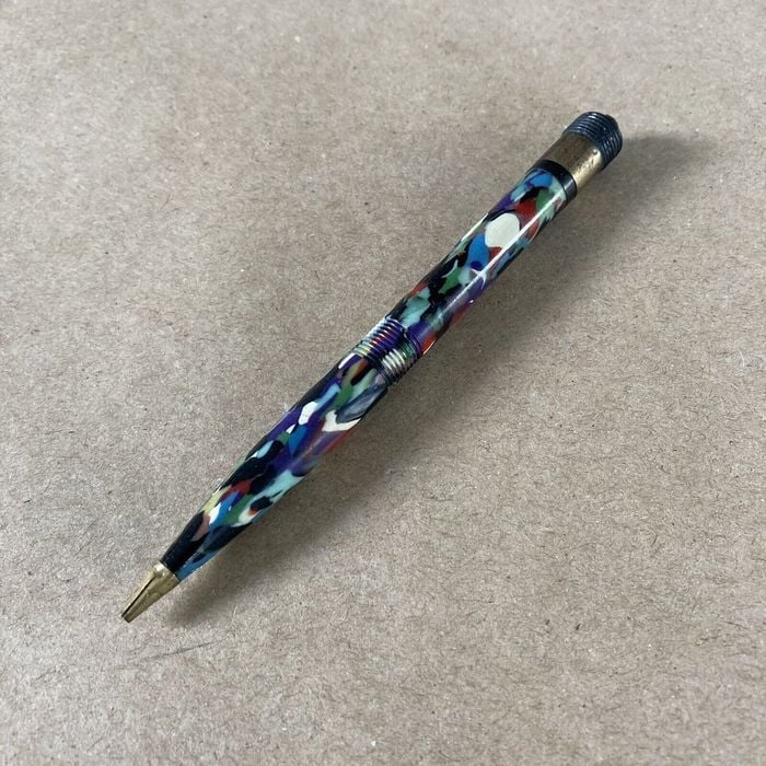 Conway Stewart Mechanical Pencil Duro-Point No 2 Harlequin c1930's Early Plastic