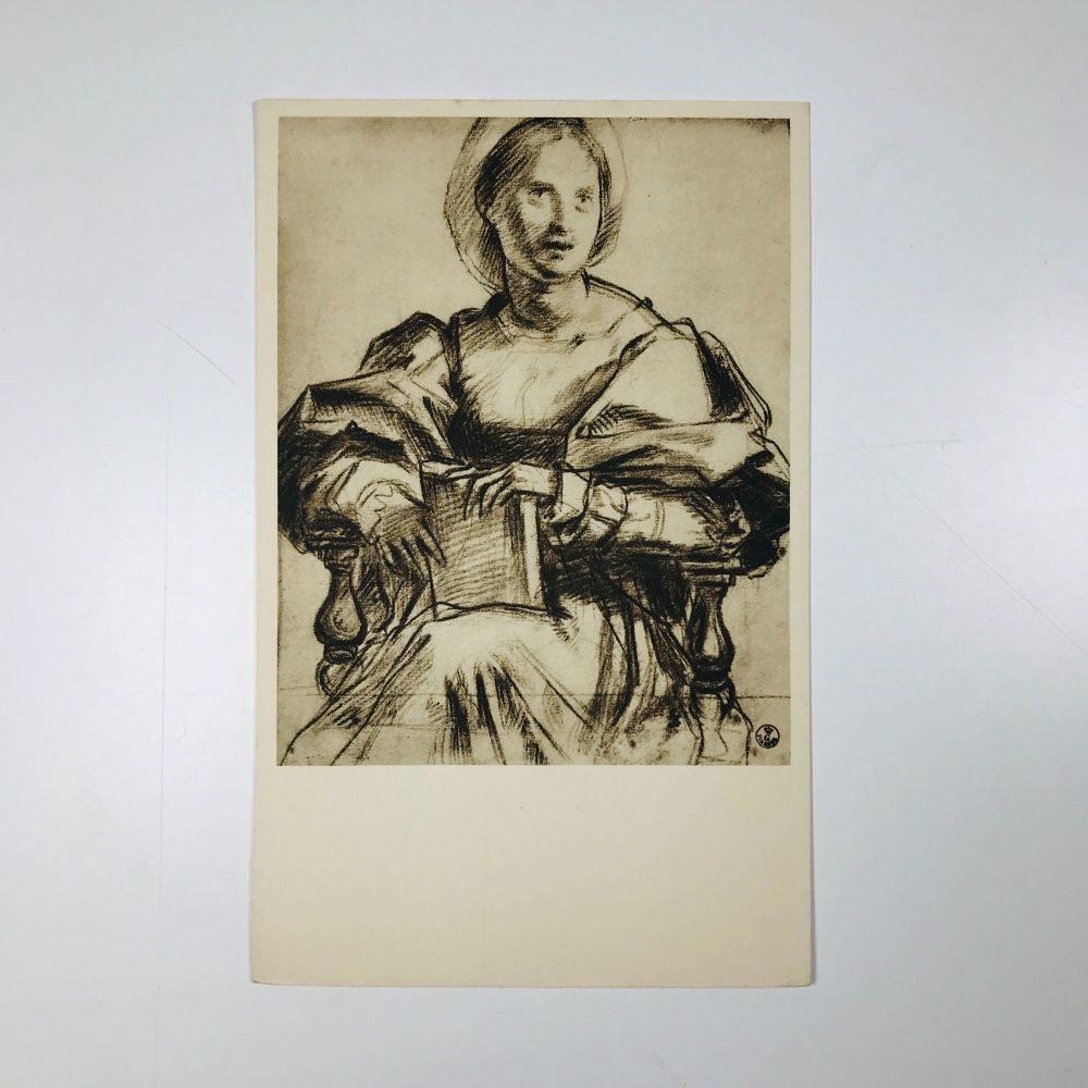 Andrea Del Santo "Lucrezia Del Fede" Original Vintage Art Postcard