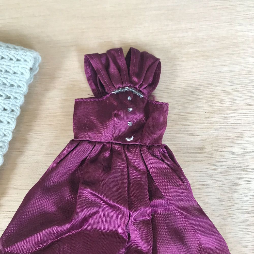 Sindy 1982 Evening Dress 44379 Vintage Pedigree Doll Super Fashions Outfit