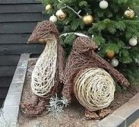 Willow penguin  sculpture rotund shape reduced from Â£120 - Â£85