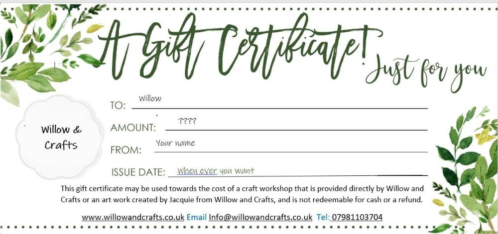 Gift vouchers