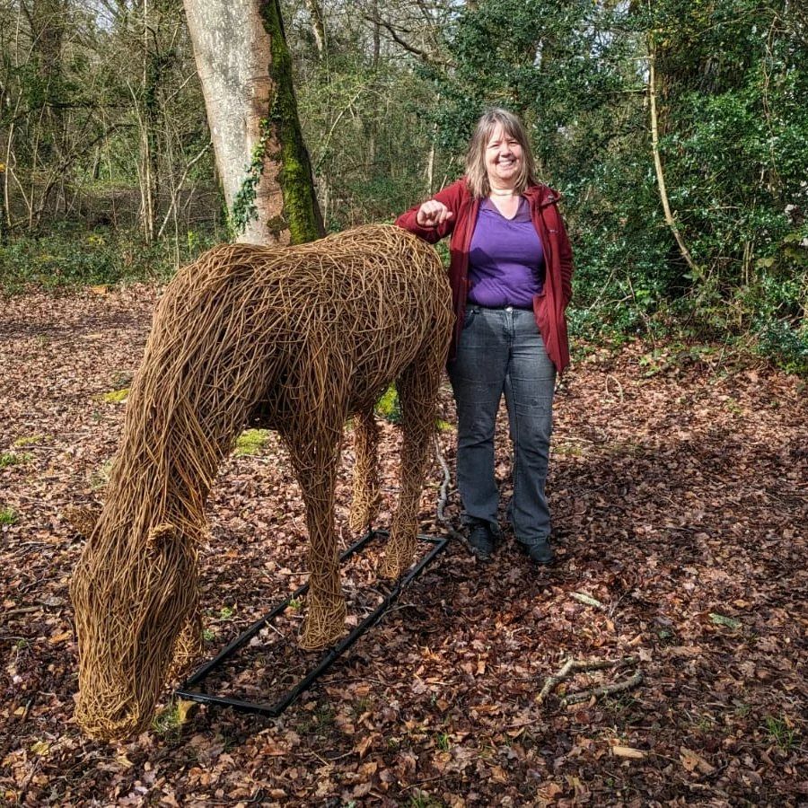 Jacquie from Willow and Crafts with her new forest pony creation
