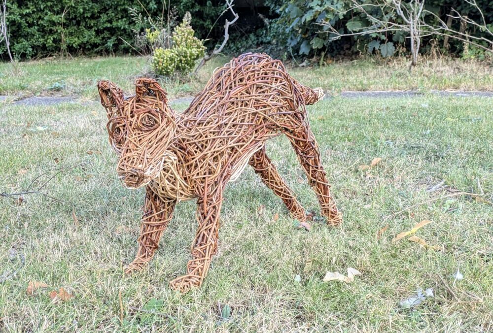 Fox sculpture
