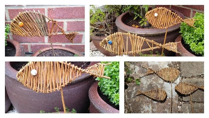 Create your own willow fish craft kit