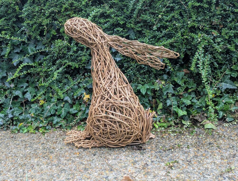 Large willow hare Moongazing  or ears upright  (made to order )