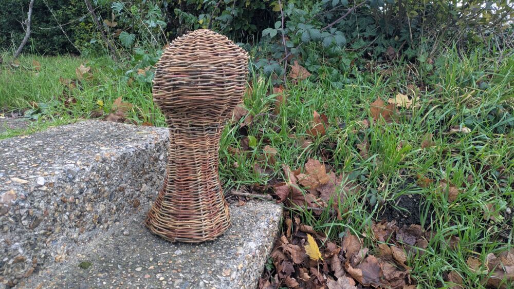Willow mushroom sculptures