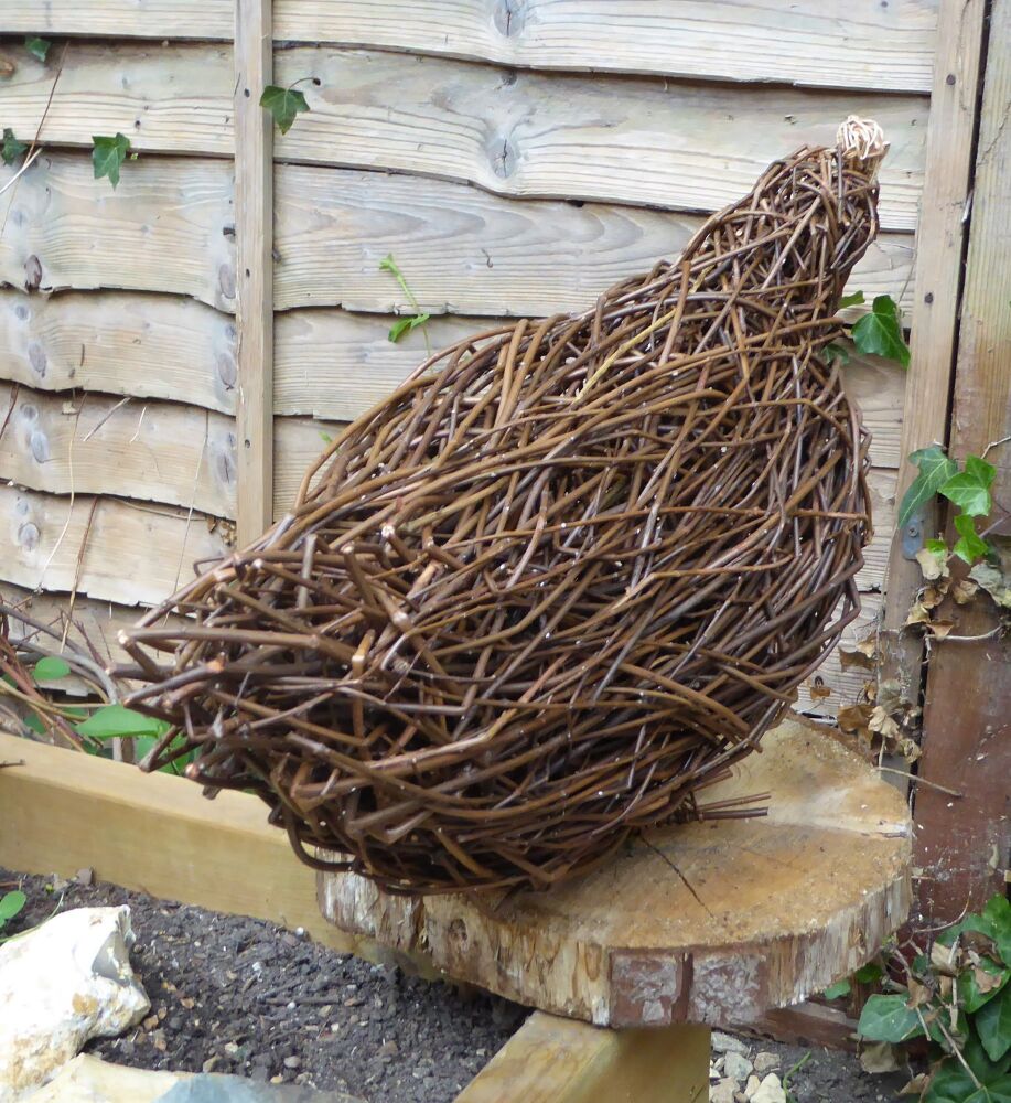 Willow chicken/ hen sculpture ( made to order)