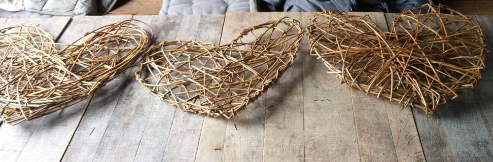 Willow heart workshop on Valentines Day ( February 14th, Southampton )
