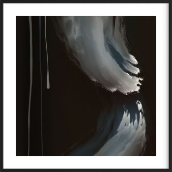 DM-2023-NFT-00004-Abstract-Art-Hydrothermal--Touching-Hands-Grey-Framed