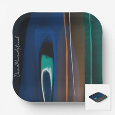 DM-2023-NFT-00026-Abstract-Peacock-Paper-Plate