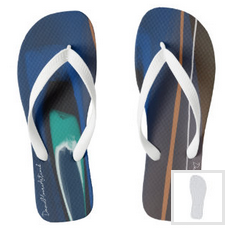 DM-2023-NFT-00026-Abstract-Peacock-Flip Flops