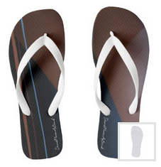 Abstract Art Flip Flops