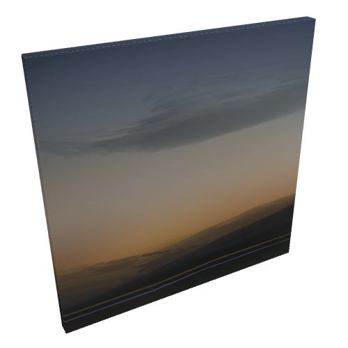 DM-2023-NFT-00059 Scape Sunrise Premium Canvas Print