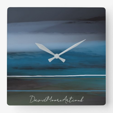 DM-2023-NFT-00263-Scape - Misty Sea - Clock