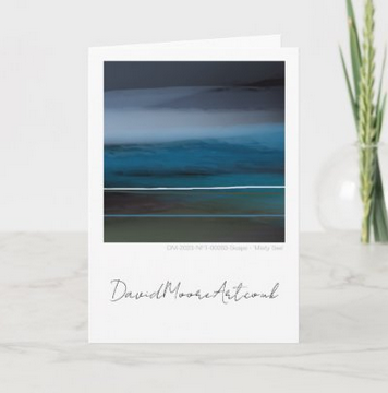DM-2023-NFT-00263-Scape - Misty Sea - Greetings Card