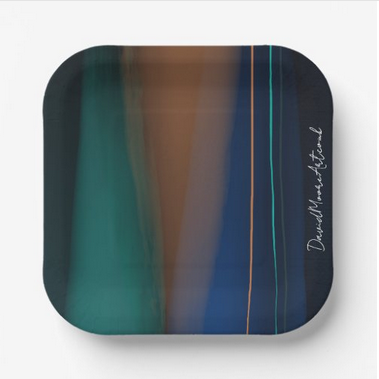 DM-2023-NFT-00026-Abstract-Peacock-Paper-Plate