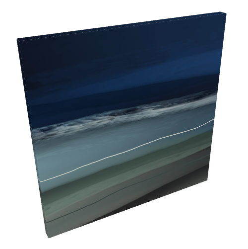 DM-2023-NFT-00266-Scape-Tenby-Beach Premium Canvas Print