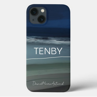 DM-2023-NFT-00266-Scape 'Tenby Beach' Phone Case