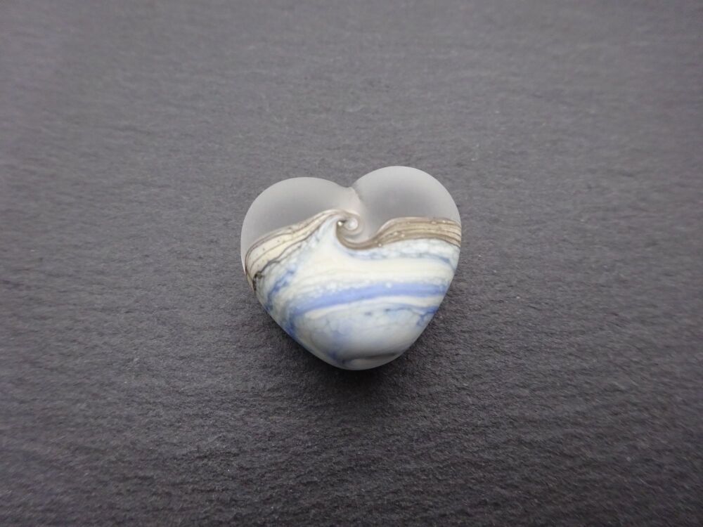 frosted sea tumbled heart