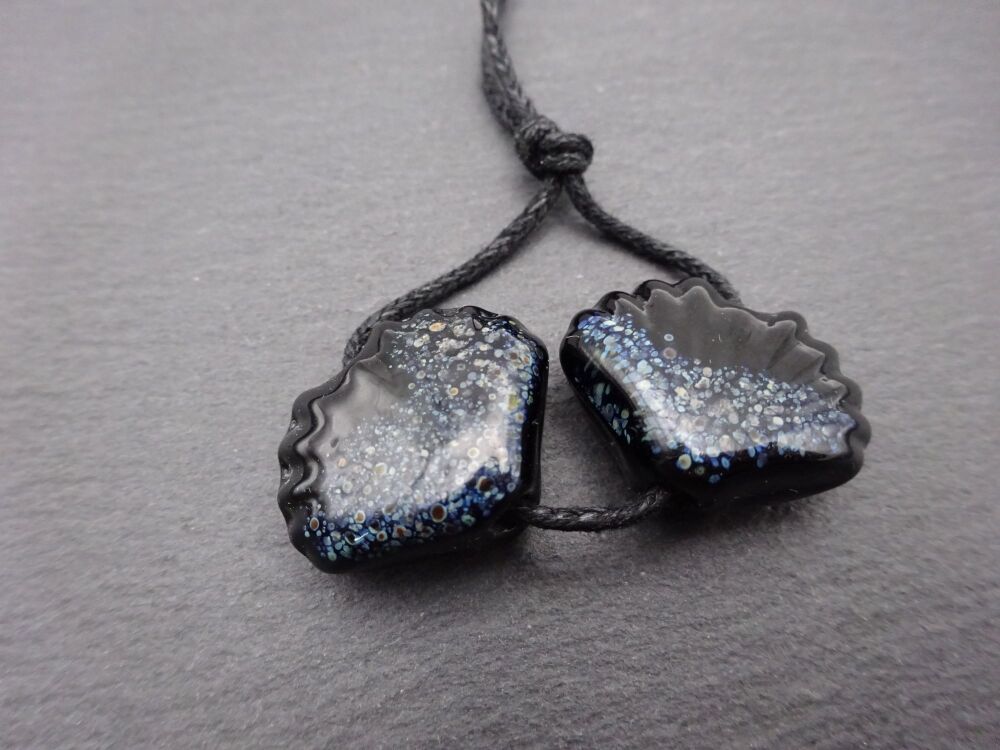 black seashells